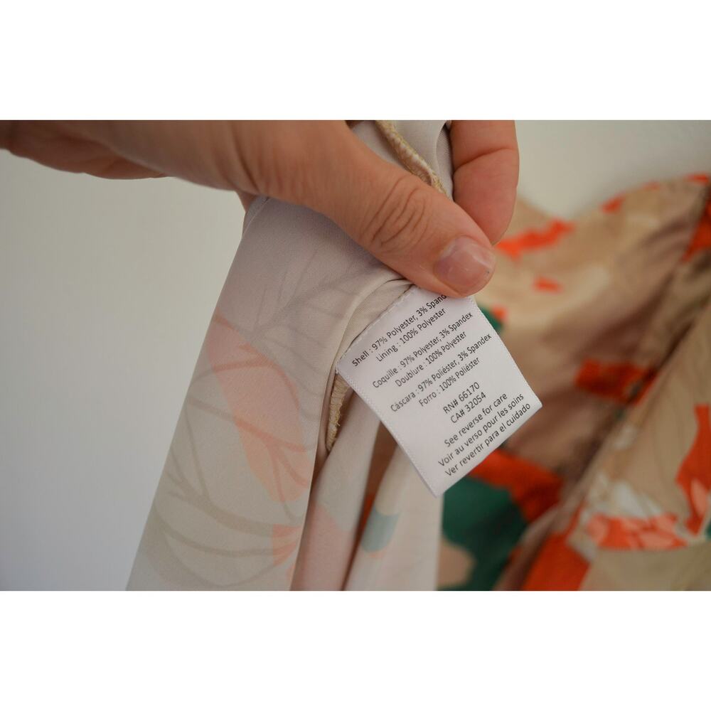 Anthropologie x Mandira Wirk One Shoulder Frilled Dress Size Medium P - Picture 8 of 9